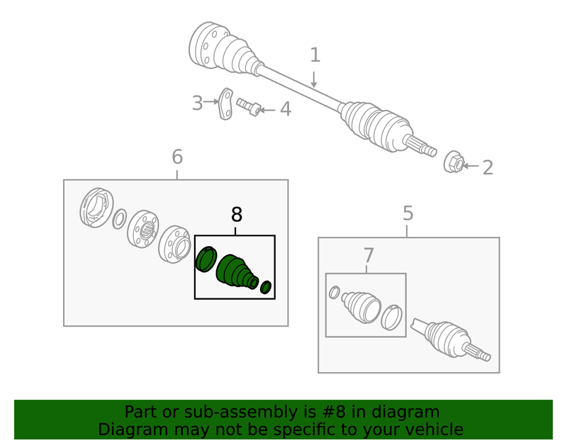 Genuine Porsche parts diagram