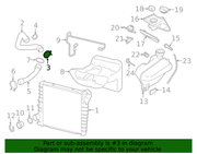 Genuine Porsche parts diagram