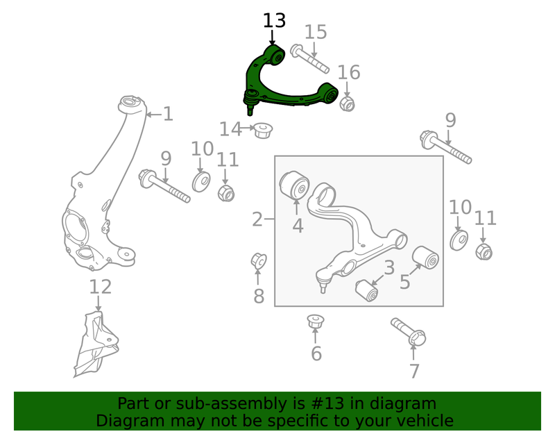 Genuine Porsche parts diagram