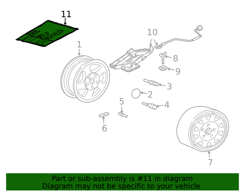 Genuine Porsche parts diagram