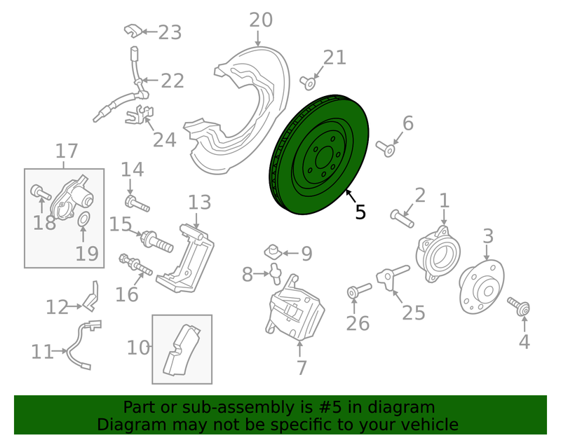 Genuine Porsche parts diagram
