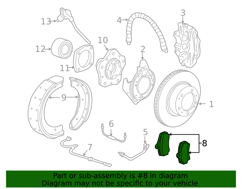 Genuine Porsche parts diagram
