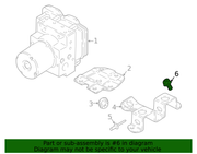 Genuine Porsche parts diagram