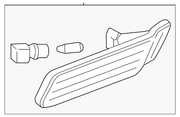 Genuine Porsche parts diagram