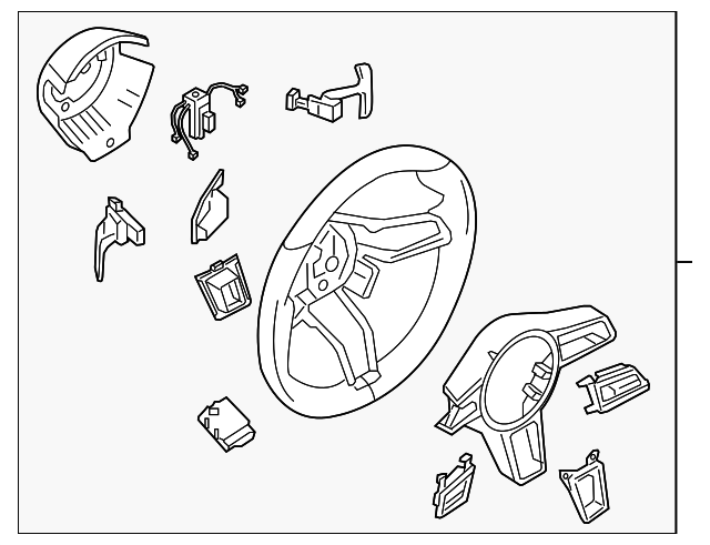 Genuine Porsche parts diagram