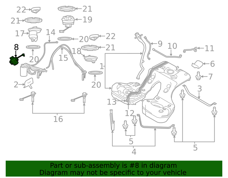 Genuine Porsche parts diagram