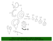 Genuine Porsche parts diagram