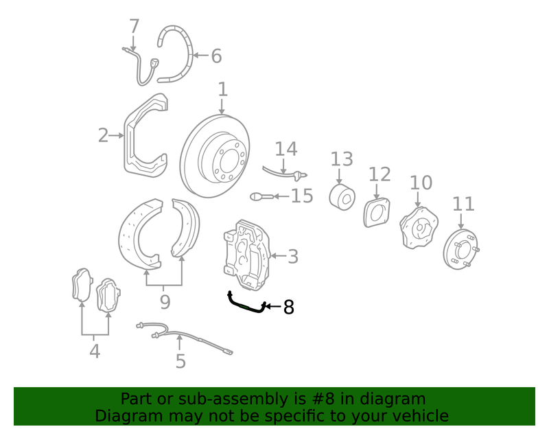Genuine Porsche parts diagram