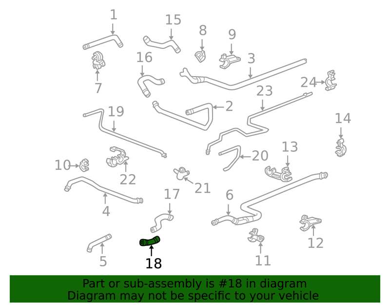 Genuine Porsche parts diagram