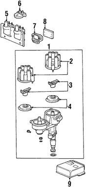 Genuine Porsche parts diagram