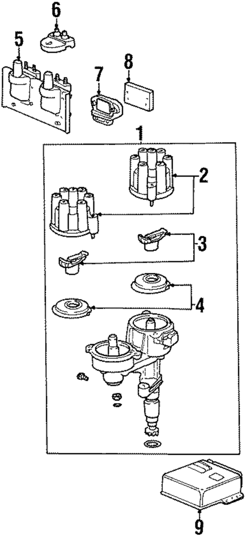 Genuine Porsche parts diagram