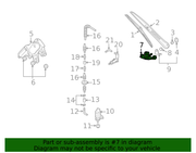 Genuine Porsche parts diagram