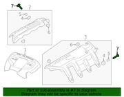 Genuine Porsche parts diagram