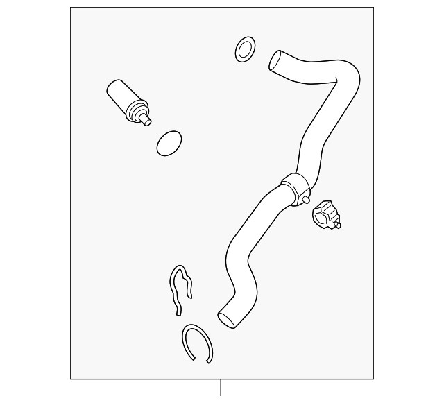 Genuine Porsche parts diagram