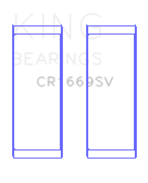 KING ENGINE BEARINGS CR1669SV0.25