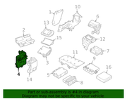 Genuine Porsche parts diagram