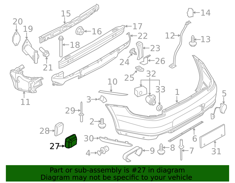 Genuine Porsche parts diagram