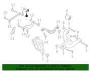 Genuine Porsche parts diagram