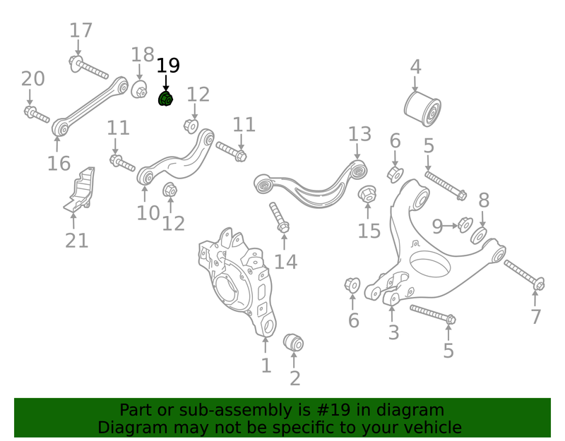 Genuine Porsche parts diagram