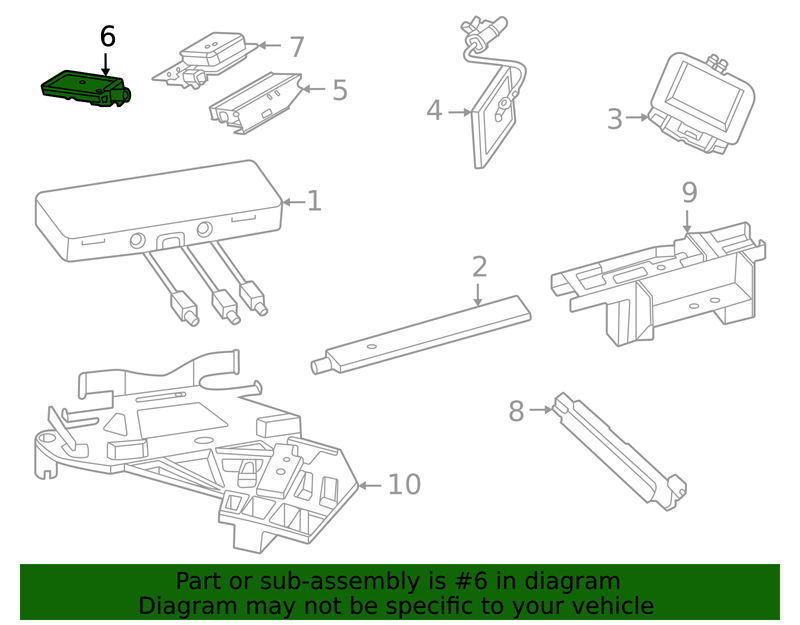 Part can be found as reference #6 in illustration