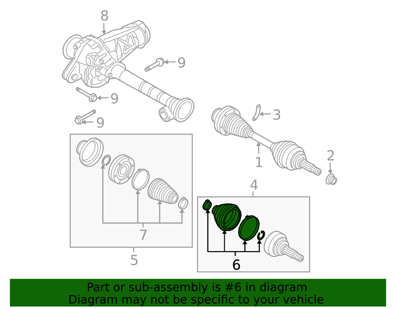 Genuine Porsche parts diagram