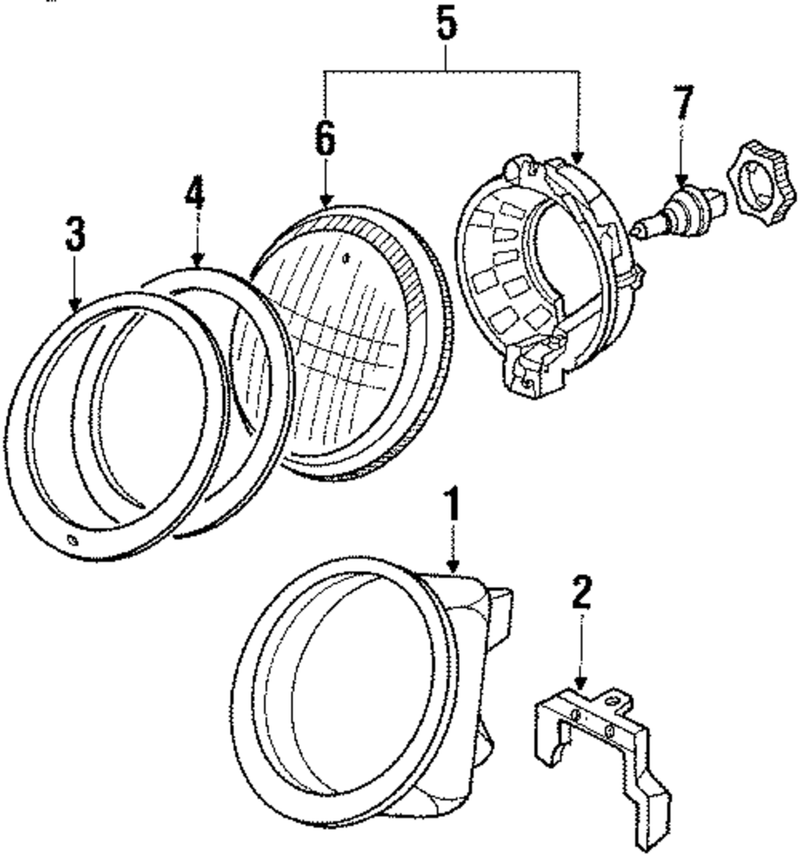 Genuine Porsche parts diagram