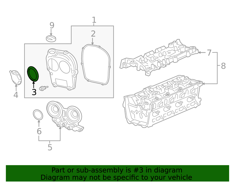 Genuine Porsche parts diagram