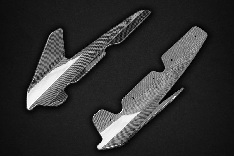 Capristo Carbon Fibre Side Fins for Audi R8 4S PA (Post-Facelift) - 02AU00810012KM