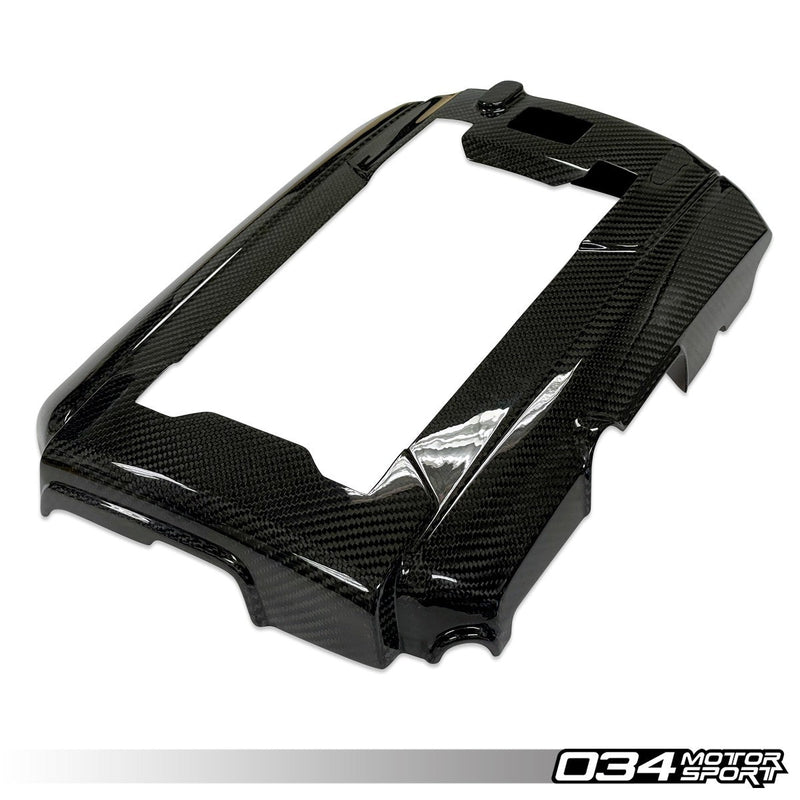 034MOTORSPORT CARBON FIBER ENGINE COVER, MK7, MK7.5 VW GOLF, GTI, GOLF R