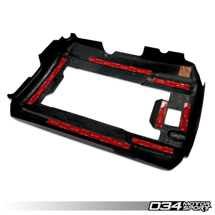 034MOTORSPORT CARBON FIBER ENGINE COVER, MK7, MK7.5 VW GOLF, GTI, GOLF R