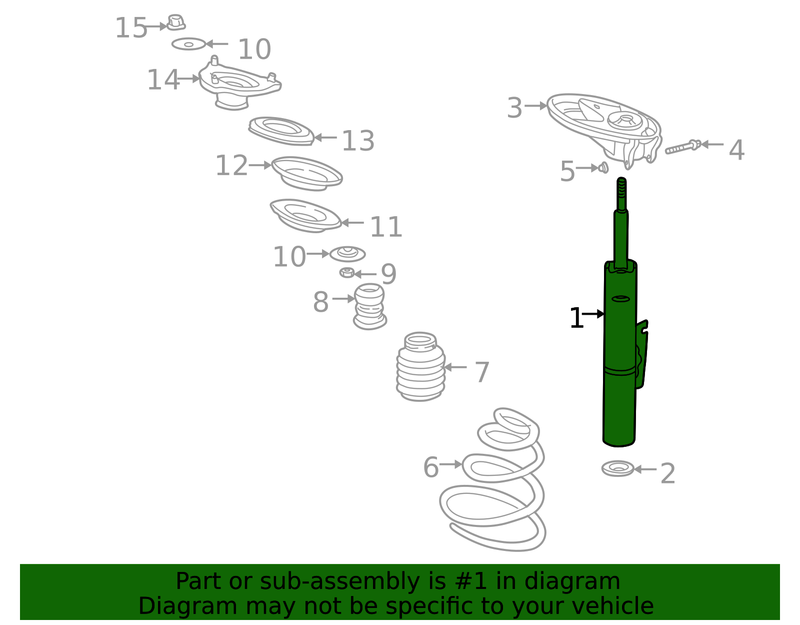Genuine Porsche parts diagram