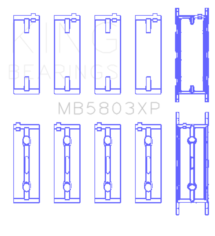 KING ENGINE BEARINGS MB5803XP