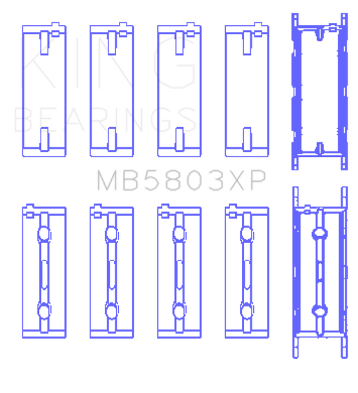 KING ENGINE BEARINGS MB5803XP