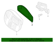 Genuine Porsche parts diagram