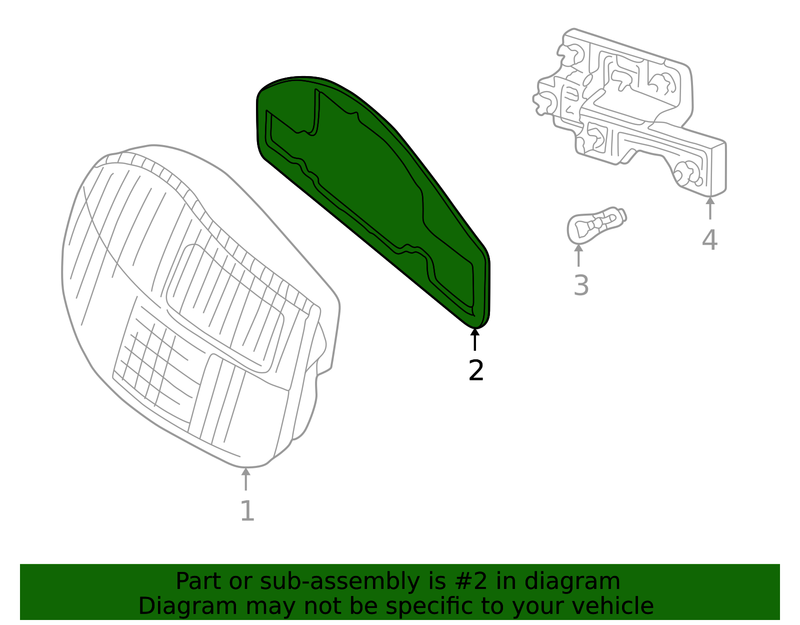 Genuine Porsche parts diagram