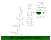 Genuine Porsche parts diagram