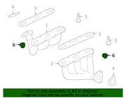 Genuine Porsche parts diagram