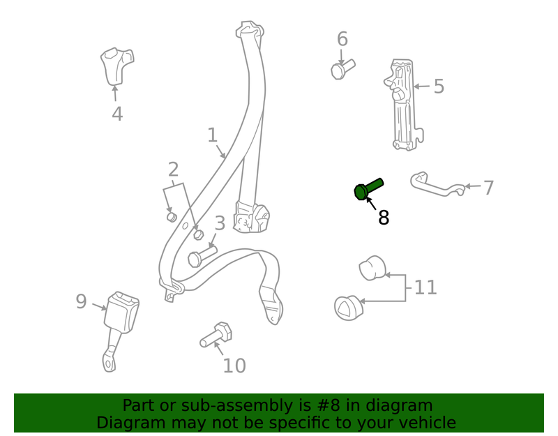 Genuine Porsche parts diagram