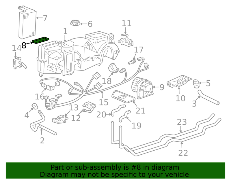 Genuine Porsche parts diagram