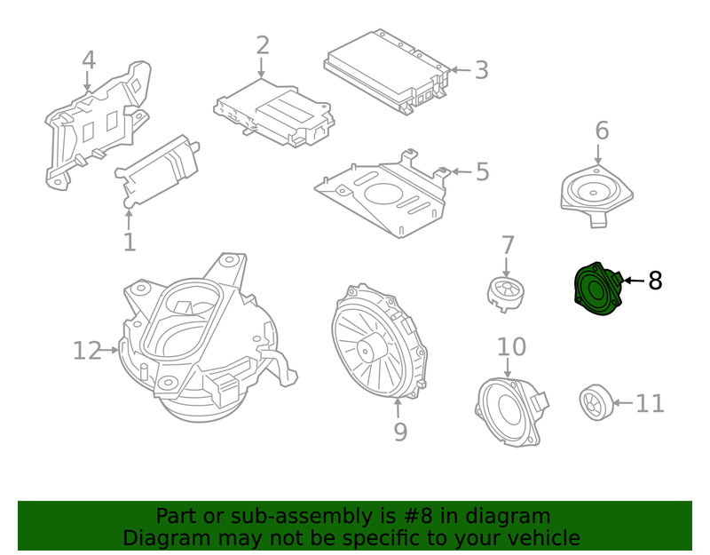 Genuine Porsche parts diagram