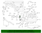 Genuine Porsche parts diagram