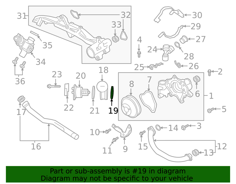 Genuine Porsche parts diagram