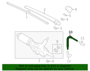 Genuine Porsche parts diagram