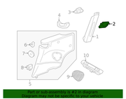 Genuine Porsche parts diagram