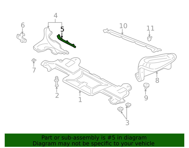 Genuine Porsche parts diagram