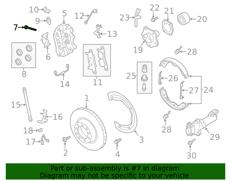 Genuine Porsche parts diagram