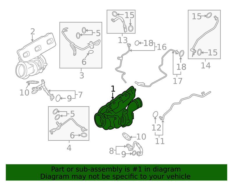 Genuine Porsche parts diagram