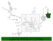 Genuine Porsche parts diagram