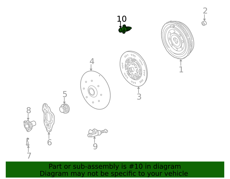 Genuine Porsche parts diagram