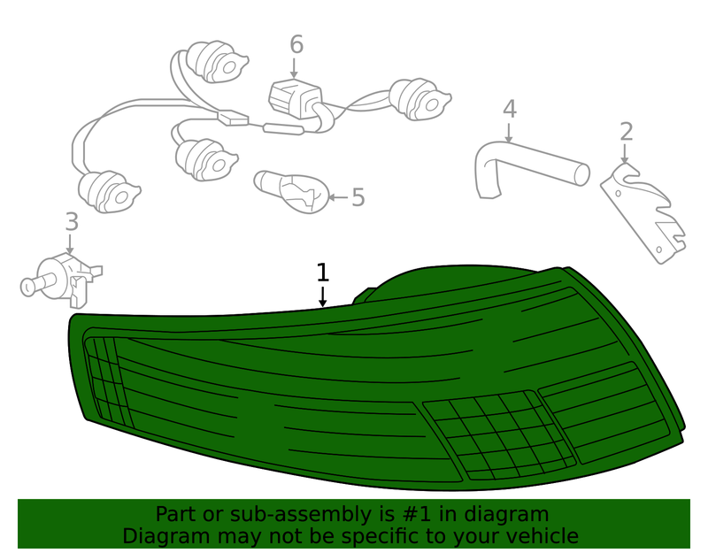 Genuine Porsche parts diagram